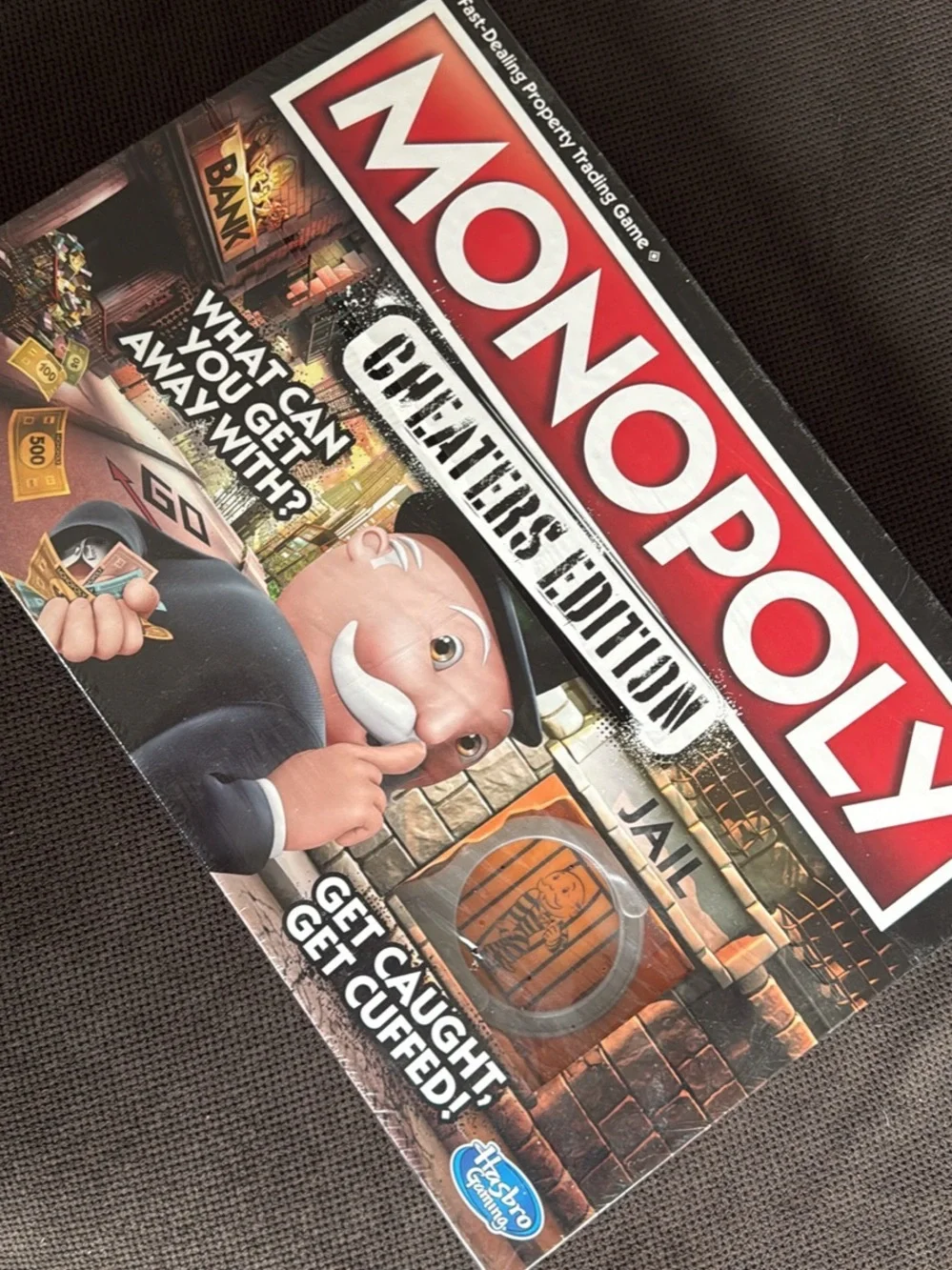 Hasbro Monopoly Cheaters Edition Board Game - Red, White, Black